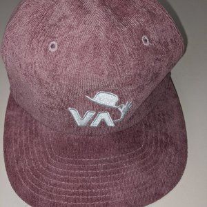 Pink corduroy hat